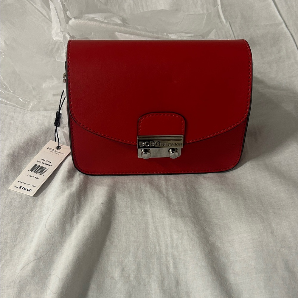 Milly Crossbody Bag in Pink and White